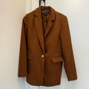 Rachel Zoe Brown Corduroy Blazer